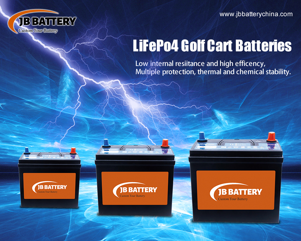 Chariot de golf de golf de LifePo4 personnalisé LIFEPO4 Paquet de batterie 48V 100Ah et d'autres applications