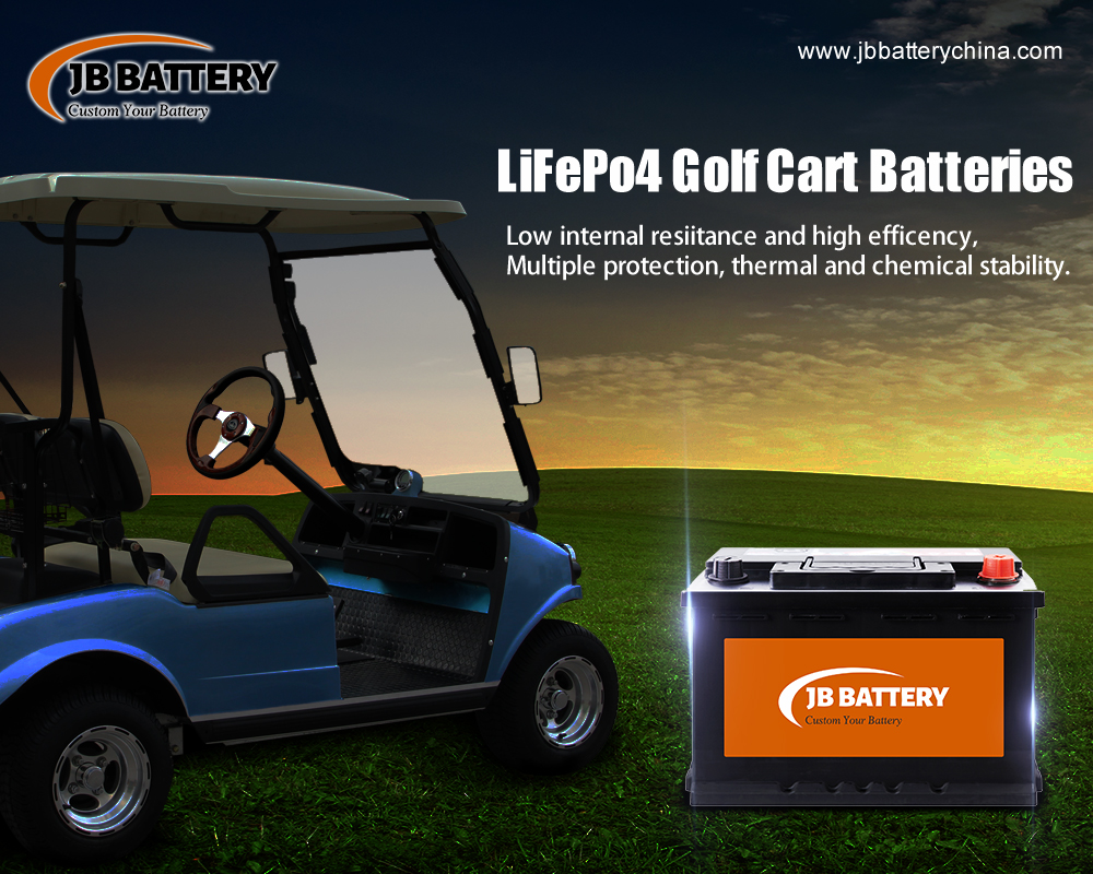 Améliorez les performances de votre chariot de golf avec une batterie à cycle profond au lithium ionique